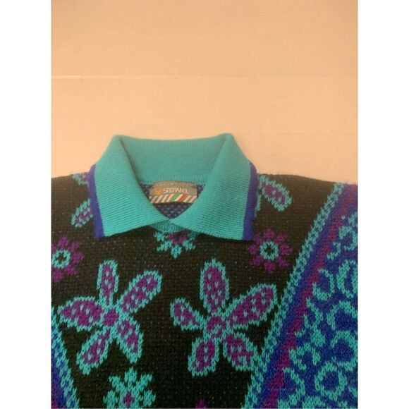 Vintage Multicolored Knit Sweater - Picture 4 of 8